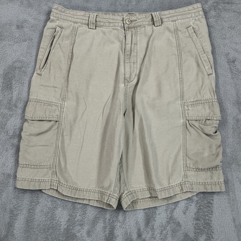Tommy Bahama Relax‎ Shorts Mens 36 Cargo Chino Canvas Utility Hiking 9" Inseam